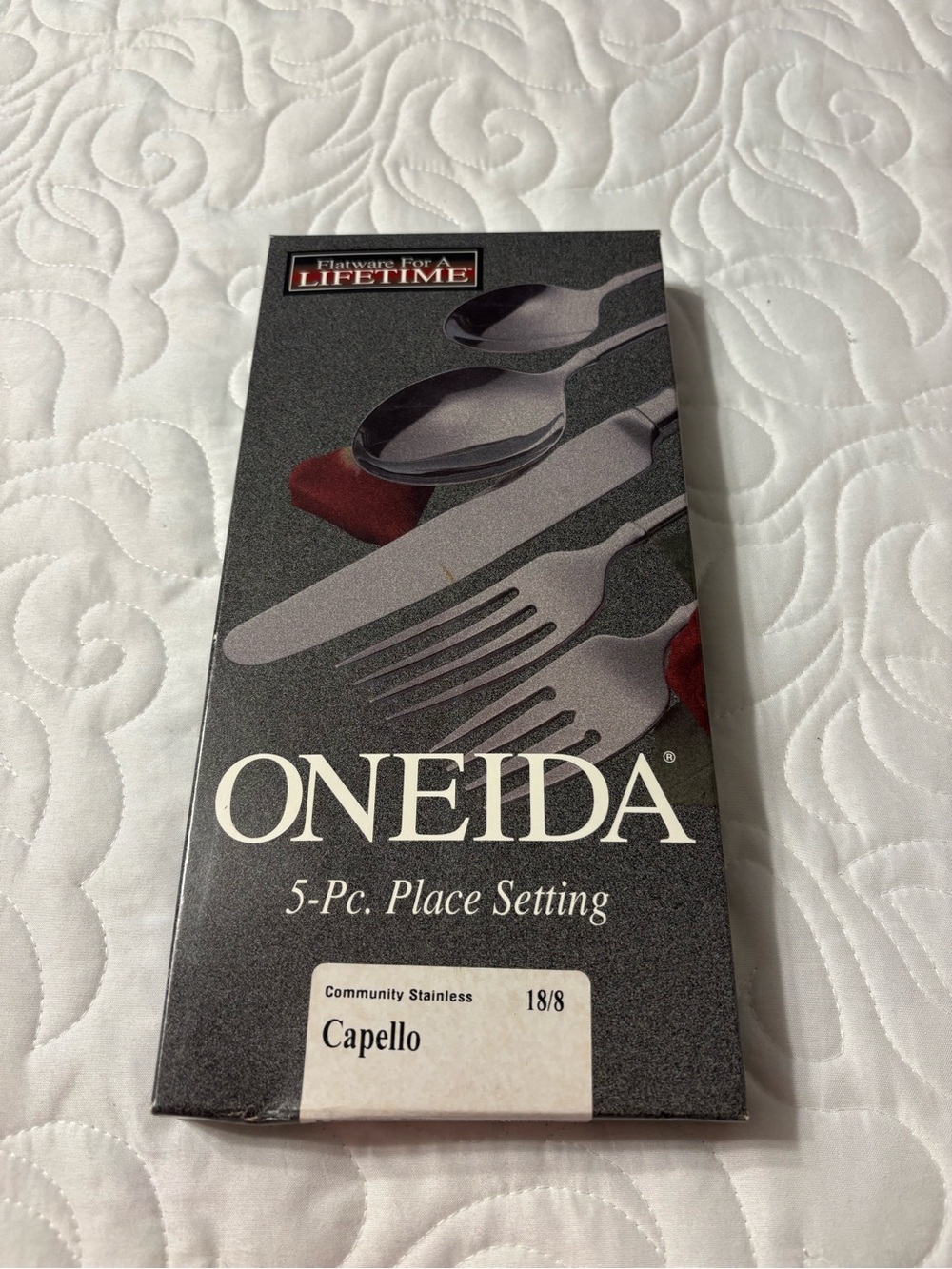Oneida Capello 5-Piece Place Setting - Stainless Steel, Silver